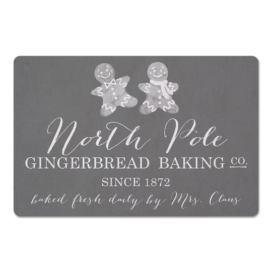 North Pole Gingerbread Co. 27x18 Floor Mat